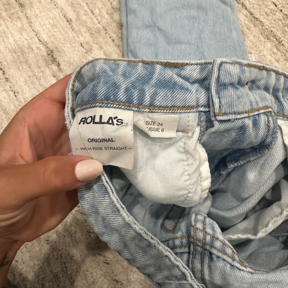 Rollas Classic Straight Jean Courtney Worn - Picture 11 of 11